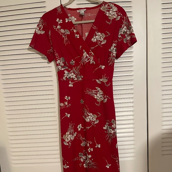 MikaRose Red Midi Dress - Picture 3 of 6